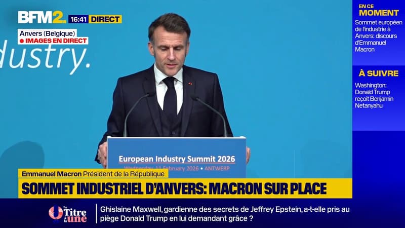 "Faire de l'Europe une puissance indépendante" est "la seule voie à suivre", selon Emmanuel Macron