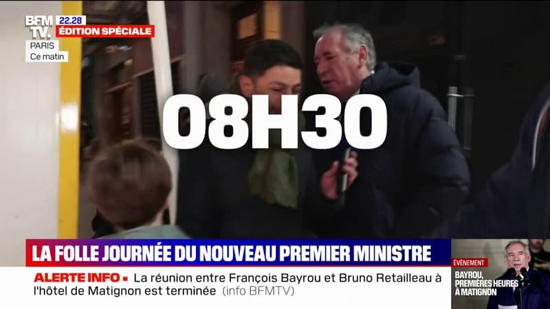 François Bayrou à Matignon: la folle journée du nouveau Premier ministre