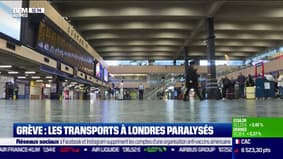 Grève : les transports à Londres paralysés