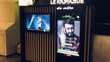 Le "Kiosque du métro" inauguré à Saint-Lazare