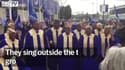Une chorale de gospel chante à la gloire de Leicester