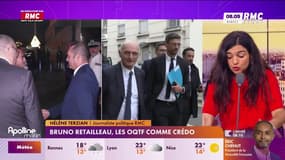 Exécution des peines: Bruno Retailleau répète vouloir "rétablir l'ordre" et promet "d'augmenter considérablement le taux d'exécution d'OQTF 