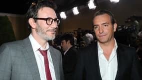 Michel Hazanavicius et Jean Dujardin en 2012