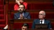 Les députés Marine Le Pen et Sébastien Chenu (RN) à l'Assemblée nationale le 17 juin 2025 