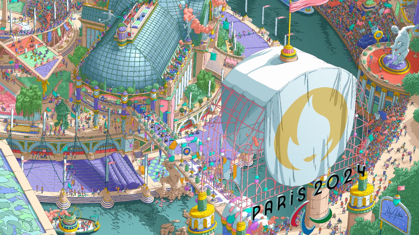 L'affiche officielle des Jeux paralympiques de Paris 2024 L'affiche officielle des Jeux paralympiques de Paris 2024
