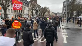 45.000 personnes ont manifesté ce mardi 7 mars Havre, selon les syndicats