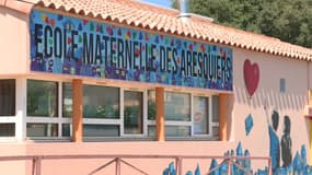 L'école maternelle Les Aresquiers de Vic-La-Gardiole (Hérault) le 31 juillet 2025.