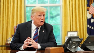 Donald Trump à la Maison Blanche le 27 août dernier (Photo d'illustration).