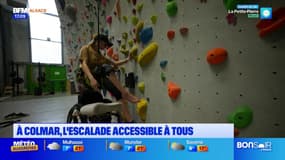 Colmar: rendre l'escalade accessible aux personnes à mobilité réduite