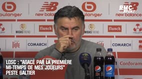 Lille : Galtier "agacé" par la première mi-temps de ses joueurs