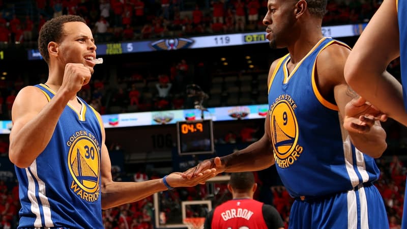 Stephen Curry et Andre Iguodala