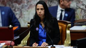 La députée Naima Moutchou à l'Assemblée nationale, le 12 novembre 2024,