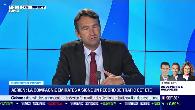Cédric Renard (Emirates France) : La compagnie aérienne Emirates a signé un record de trafic cet été - 30/08