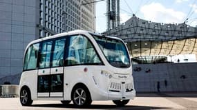 Une navette autonome Navya.