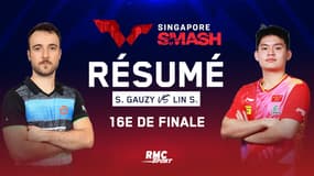 Résumé : Vers un exploit de Gauzy face au numéro 2 mondial ? (WTT Smash Singapour)