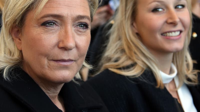Marine Le Pen et Marion Maréchal-Le Pen, le 15 octobre 2016.