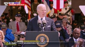 80 ans du Débarquement: Joe Biden vante "l'unité insubmersible des alliés"