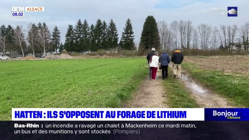 Bas-Rhin: les habitants de Hatten s'opposent à l'implantation d'un projet de mine de lithium