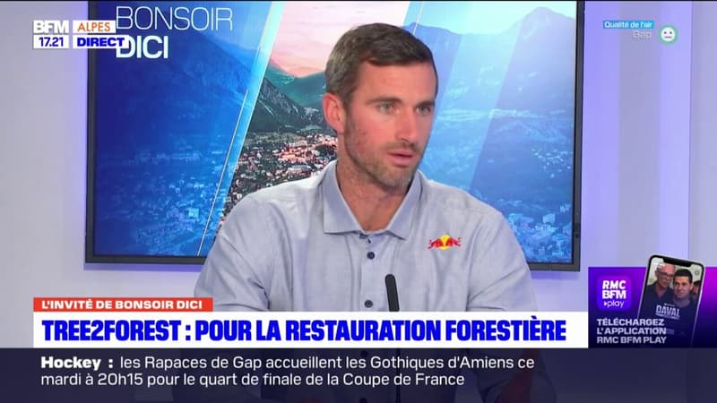 Embrun: l'athlète Pierre Vaultier à la tête d'une association pour la forêt