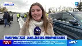 Grève des taxis: les chauffeurs de l'Isère arrivent à l'échangeur de Feyzin