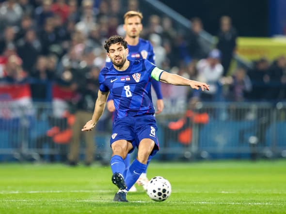 Mateo Kovacic lors de Croatie-Gibraltar, le 12 octobre 2025.