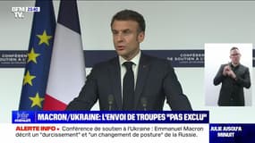 Guerre en Ukraine: envoi de troupes au sol "pas exclu" par Emmanuel Macron - 26/02