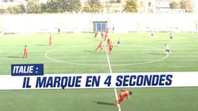 Italie : Il marque... moins de 4 secondes après le coup d'envoi