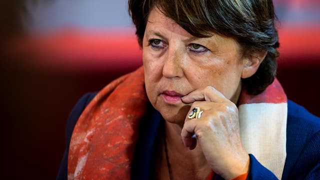 Martine Aubry le 13 septembre 2014 à Lomme, dans le Nord.