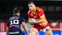 Brad Shields avec Perpignan en décembre 2022