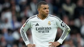 Kylian Mbappé avec le Real Madrid, le 5 avril 2024