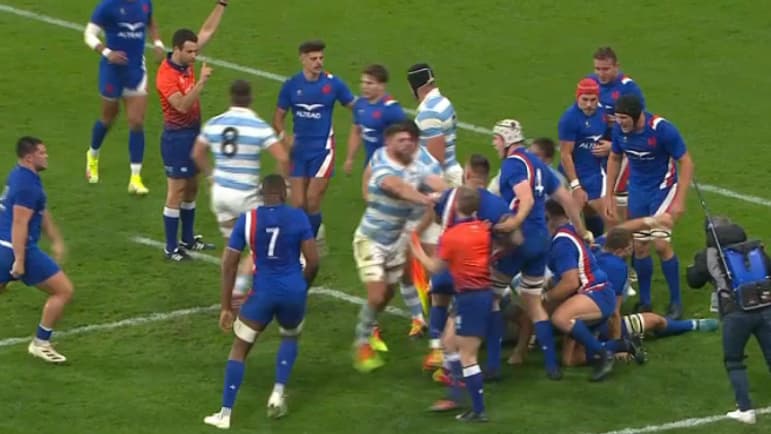 Grosses tensions entre les Bleus et l'Argentine Grosses tensions entre les Bleus et l'Argentine