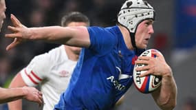 Thibaud Flament face à l'Angleterre lors du Tournoi des VI Nations, le 11 mars 2023.