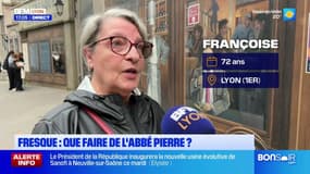 Lyon: que faire de la fresque de l'Abbé Pierre?