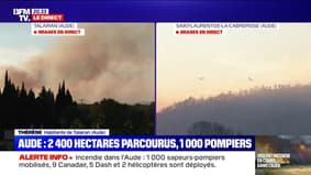 Fire in the Aude: 1,000 firefighters are mobilized to cope with the flames, which have already traveled 2,400 hectares