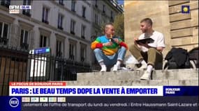 Paris: le beau temps dope la vente à emporter 