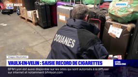 Vaulx-en-Velin: saisie record de cartouches de cigarettes contrefaites