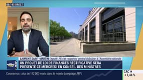 Le député LaRem Laurent Saint-Martin assure que le projet de loi de finances rectificative "est pour aider la trésorerie de nos entreprises"
