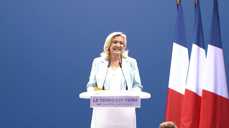 Marine Le Pen lance sa campagne et affirme que la présidentielle sera "un choix de civilisation"