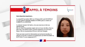 Une adolescente de 12 ans est portée disparue depuis le samedi 9 novembre dans le Morbihan.