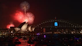Le feu d'artifice de Sydney, dans le cadre des festivités de la Saint-Sylvestre.