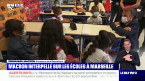 "Il n'y a pas de risque zéro": Emmanuel Macron répond aux questions des élèves marseillais sur le Covid-19