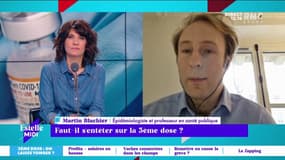 Arrêter de s’entêter avec la 3ème dose ? "Cette 3ème dose est importante pour une partie de la population, mais pour les plus jeunes c’est se tirer une balle dans le pied" affirme Martin Blachier.