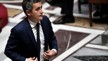 Gérald Darmanin lors des questions au gouvernement à l'Assemblée nationale, le 28 juillet 2020