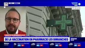 Vaccination dans les pharmacies le dimanche: "nos équipes sont sursollicitées" pour Grégory Tempremant, président de l'Union régionale des Professionnels de Santé Pharmaciens 