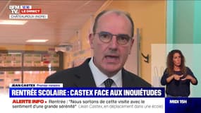 Jean Castex: "Les enfants sont accueillis dans d'excellentes conditions"