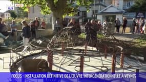 FOCUS : Installation définitive de l'œuvre intergénérationnelle à Veynes