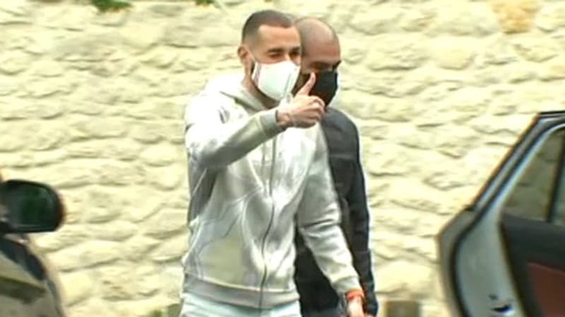 Equipe de France: Benzema est arrivé à Clairefontaine