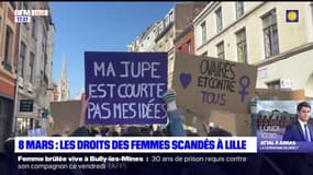 Lille: entre 2.500 et 5.000 personnes ont défilé pour la Journée internationale des droits des femmes