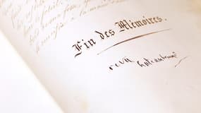 Cette copie partielle des Mémoires d'outre-tombe a été acquise en 2000 par la BNF.