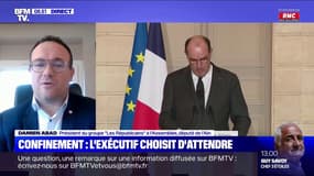 "On joue avec les nerfs des Français": Damien Abad réagit au discours de Jean Castex